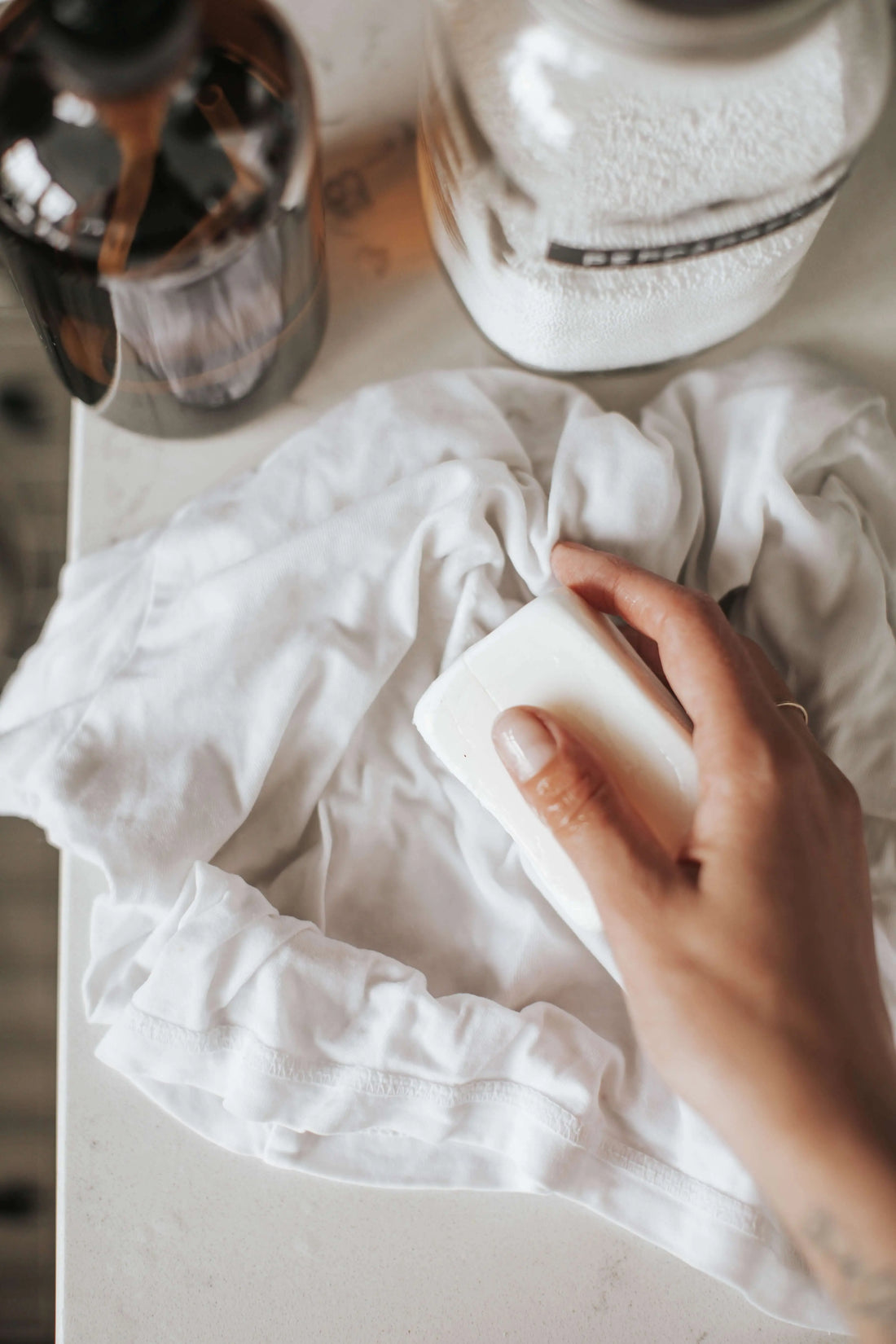 Stain remover soap bar - coconut oil